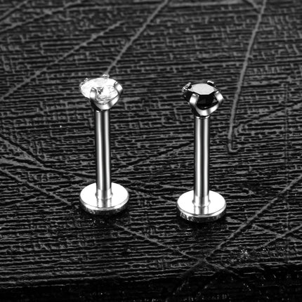 1Pc Stainless Steel Labret Lip Bar Rings Ear Stud Piercings Wholesale Labret Piercing Monore Ring Barbell Piercing Body Jewelry