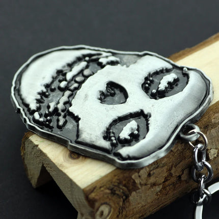 Danzig / Evilive Music Jewelry Ugly Face With Alloy Keychains Key Chain For Men Women Fashion Movie Cosplay Cool Gifts