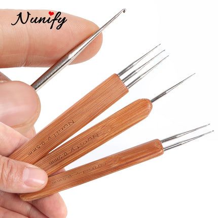 0.5Mm 0.75Mm Dreadlock Needle Crochet Hook For Dread Hair Dreadlocks Accessories Hook Needle For Crochet Braids Hair Tools