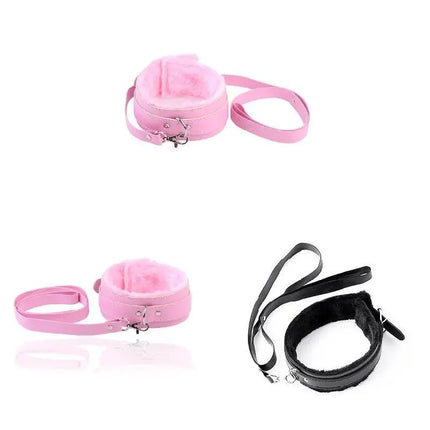 Pu Leather Collar For Bondage Adult Games Sex Collar And Leash Couples Erotic Toy SN-Hot