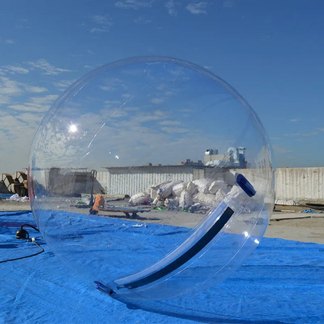 Door To Door 1.0 m PVC inflatable 2M Transparent Water Walking Ball,Inflatable Human Hamster Ball For Sale