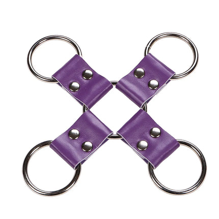 BDSM Cross buckle Tied shackles sex toys leather sex products Handcuffs o-ring steel handcuffs for sex adult sex games