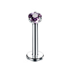 Heart v Purple / 16G 1.2x6x3mm