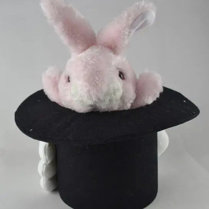 Deluxe Rabbit In the Hat Puppet Magic Tricks Cute Little Bunny Magia Magician Stage Illusions Gimmick Props Comedy Toy for Kids