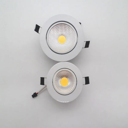 LED Downlight  Super Bright Recessed LED SPOT Dimmable COB 3W 5W 7W 12W LED Spot light LED decoration Ceiling Lamp AC/DC 12V