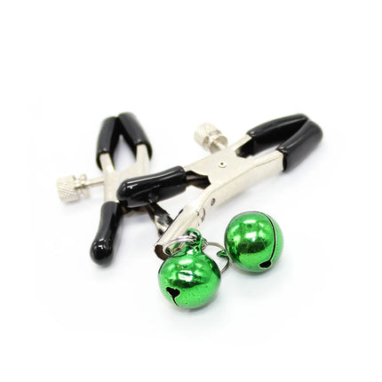 Thierry 1 Pair Stainless Steel Nipple Clamps Clitor Clamps  with Bells,  Sex Toys Adult Game for Adult Couples Flirting