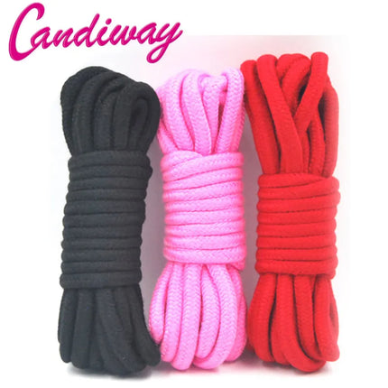 5M&10M Adult Games Sex Toys Rope Provocative Alternative Supplies of Cotton Tied Rope Bondage Comfortable rope not hurt the body