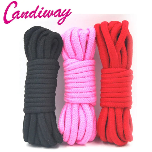 5M&10M Adult Games Sex Toys Rope Provocative Alternative Supplies of Cotton Tied Rope Bondage Comfortable rope not hurt the body