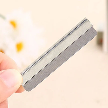10pcs Eyebrow face shaving razor blade stainless steel Manual Shaving Knife blade body Hair Remover Shaver blade Barber tool