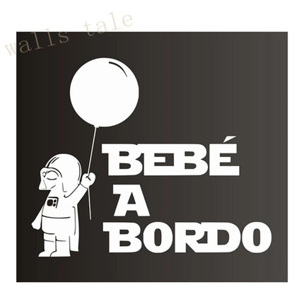 Spanish Version Baby On Board Car Stickers - BEBE A BORDO Vinyl Decal Sticker Coche