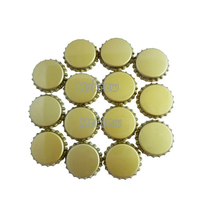 100 Pcs/Lot Crown Caps 26mm Beer Bottle Cap Gold/Silver/Black Seal Crown Cap Capping Bottling Caps For  Beer Homebrew