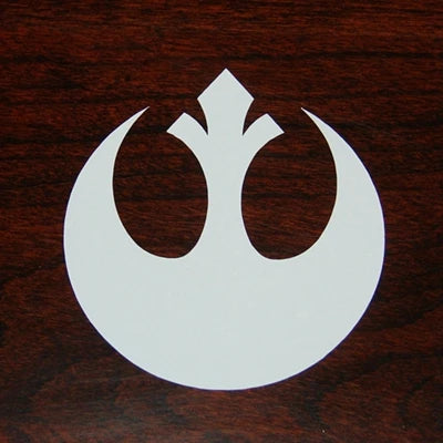2Pcs/Set Variety of Sci-Fi Characters Vinyl Wall Stickers Imperial Rebel Alliance Logo Decal For Laptop/Phone/Car Decoration