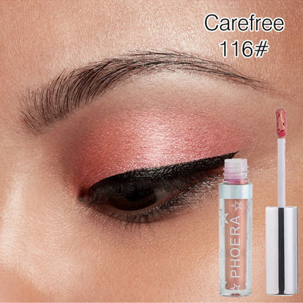 PHOERA Metallic Eye Shadow Diamond Shiny Eye Liner Pen Eyeshadow Long Lasting Shimmer Pigmented Eye Shadow Maquillaje