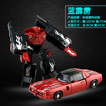 Transformation Deformation Robot Yellow Car Compatible Model Building Kid"s Block Hobbies Car Model early education Kid's Toy