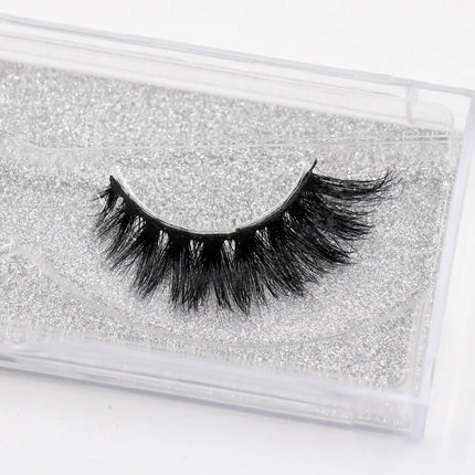 LEHUAMAO 3D Mink Lashes Makeup Eyelashes Fluffy Natural long fake lashes Full stripe reusable False Eyelash Extension 1 Pair