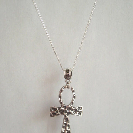 New Fashion Vintage 12 Mixed Ankh Cross Charms Pendants Necklace Spiritual protection For Women Men Jewelry Fast shipping