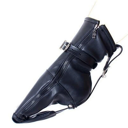 Handcuffs/Mittens/Boot Booties, Leather Gloves Dog Paw Padded Fist Mitts Socks,BDSM Bondage,Sex Toys