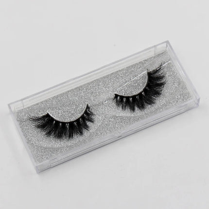 LEHUAMAO 3D Mink Lashes Makeup Eyelashes Fluffy Natural long fake lashes Full stripe reusable False Eyelash Extension 1 Pair