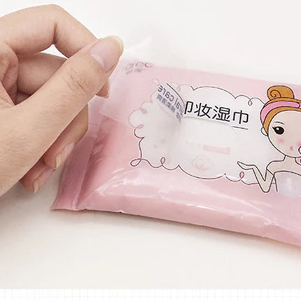 Makeup Remover Cotton Wipe Face Deep Cleansing Eyes Moisturizing  Pads Make Up Tools 25PCS Skin Care Easy To Carry