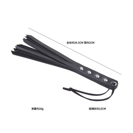 black Leather Spanking Paddle Fetish Whip Flogger Sex Toys For Couples Sexy Policy Knout Adult Games Flirt  Erotic Products
