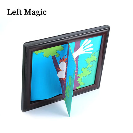 1pcs Dove Frame Magic Dove Out From Board magic trick professional for magician Stage Gimmick illusion