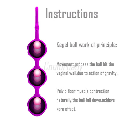 Safe Silicone Smart Balls Kegel Ben Wa Ball Vagina Tighten Exercise Shrinking Vaginal Geisha Egg Sex Toys for Women