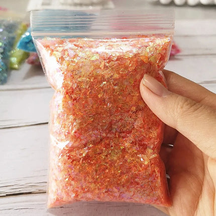 100g Candy  DIY Slime Shell Paper Filler Clay Toy Accessories Decoration Jelly Mud Hand Gum Kids
