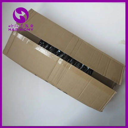 XUCHANG HARMONY 10 Pieces Black Salon Massage Hair Brush Slim Line Comb with Metal Tooth Hairbrush Hairdressing Styling Tools