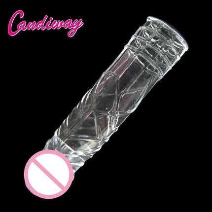 Reusable Delay Extension Penis Sleeves condom Impotence contraceptive dragon Sex product men toy Increase cock Sleeve dildo ring