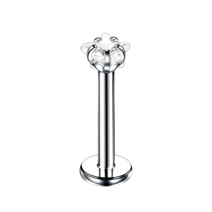 1Pc Stainless Steel Labret Lip Bar Rings Ear Stud Piercings Wholesale Labret Piercing Monore Ring Barbell Piercing Body Jewelry