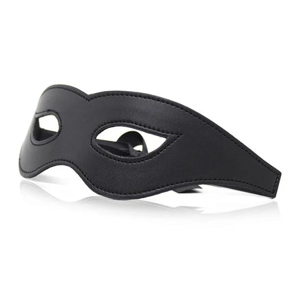 Leather Sex Mask Sexy Porn Lingerie Sexy Black Hollow leather Mask Erotic Costumes Women Hot Cosplay Eye Mask