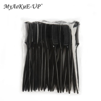 25 Pcs/pack Eyebrow Comb Makeup Brushes Eyelash Extension Mini Comb Portable Cosmetics Tools for Women Best Gift