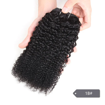 Sleek Afro Kinky Weave Curly Hair 1 Piece Only Brazilian Human Hair Weave Bundles Deal #27 #30 Red Remy Hair Extension Free Ship