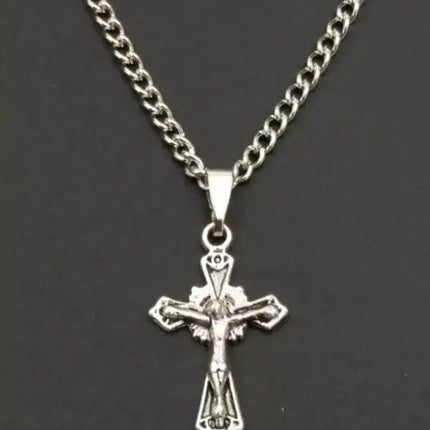New Fashion Vintage 12 Mixed Ankh Cross Charms Pendants Necklace Spiritual protection For Women Men Jewelry Fast shipping