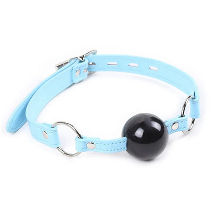 Bondage Boutique Silicone Ball Gag Adult Fetish mute Sex games toys Lock Pin harness Bondage Boutique restraint for women