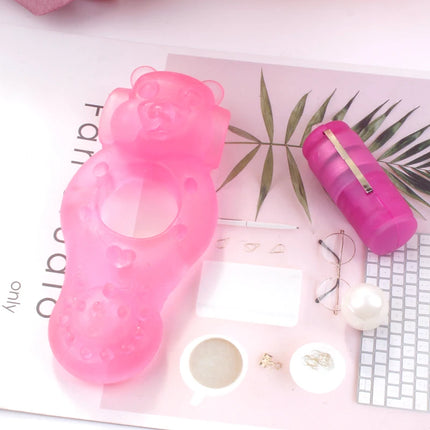longer-lasting ring sex vibrator stronger erection tingling additional stimulation finger rings bullet Vibrating Love Ring