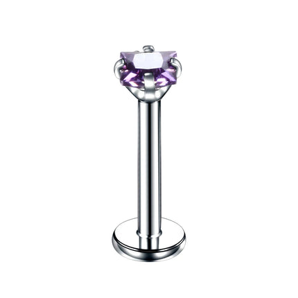 1Pc Stainless Steel Labret Lip Bar Rings Ear Stud Piercings Wholesale Labret Piercing Monore Ring Barbell Piercing Body Jewelry