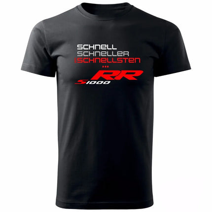 Hot Sale 100% Cotton Man Clothing Summer Tops T Shirt S1000Rr R1200Gs Usw... Logos In RW motorcycle Fan Biker Tee Shirt