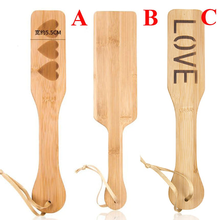Bamboo Spanking Paddle,Sex Toys For Couples, Bdsm Bondage Sex Whip Flogger For Woman Men,Adult Games