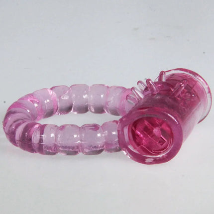 longer-lasting ring sex vibrator stronger erection tingling additional stimulation finger rings bullet Vibrating Love Ring