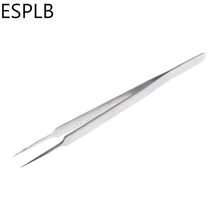 160mm Long Ultra Precision Stainless Steel Tweezers Industry Straight Curved Electronic Pointed Tweezers for Phone Repair