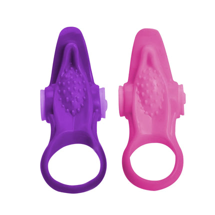 longer-lasting ring sex vibrator stronger erection tingling additional stimulation finger rings bullet Vibrating Love Ring
