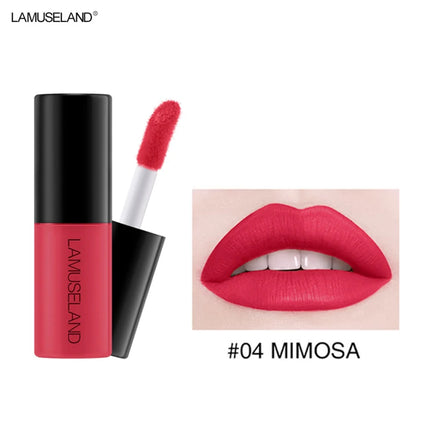 12 Colors Mini Liquid Matte Lipsticks Set Waterproof Non-stick Cup Long Lasting Velvet Lip Gloss Cosmetics Make Up Lip Glaze