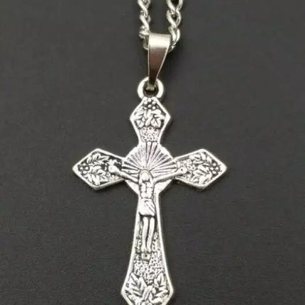 New Fashion Vintage 12 Mixed Ankh Cross Charms Pendants Necklace Spiritual protection For Women Men Jewelry Fast shipping