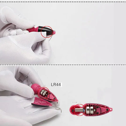 3pcs Mini Magic Wand Face Massage clitoris GSpot tiny AV Vibrator Secret Solo masturbation Keychain pocket Sex Toys For women
