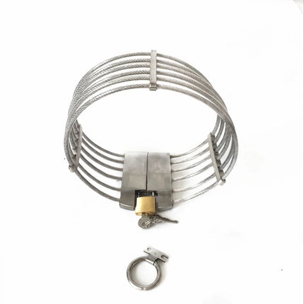 Fashion stainless steel metal bondage collar bdsm collars  sex toys for adult games products