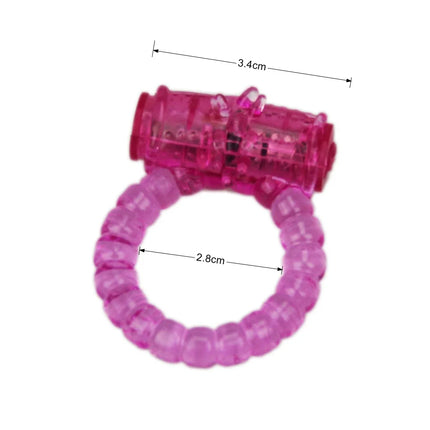 longer-lasting ring sex vibrator stronger erection tingling additional stimulation finger rings bullet Vibrating Love Ring