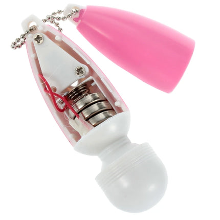 3pcs Mini Magic Wand Face Massage clitoris GSpot tiny AV Vibrator Secret Solo masturbation Keychain pocket Sex Toys For women