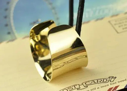 Fashionable Hair Circle, Exquisite Small Retro Bright Surface Smooth Metal Hair Ring, Punk Wild Hair Rope Hair Accessories