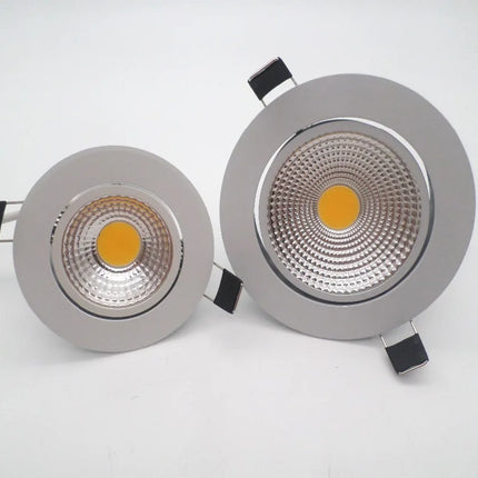LED Downlight  Super Bright Recessed LED SPOT Dimmable COB 3W 5W 7W 12W LED Spot light LED decoration Ceiling Lamp AC/DC 12V